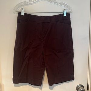 Brown Bermuda shorts